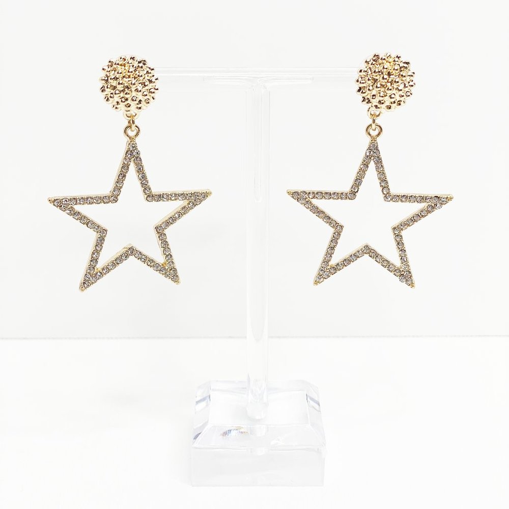 Shine Bright Gold Star Earrings ⭐️